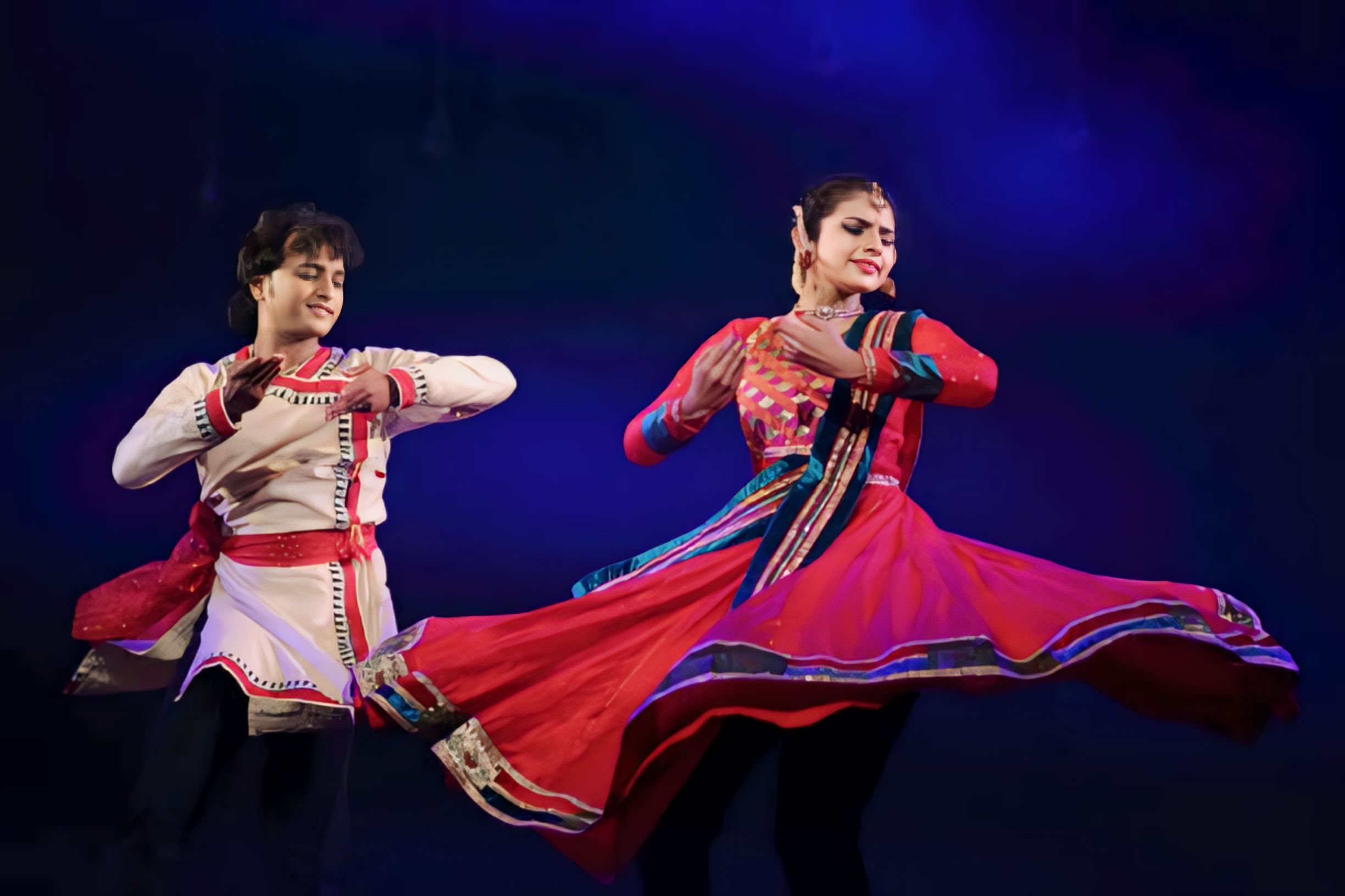 Bharatanatyam students